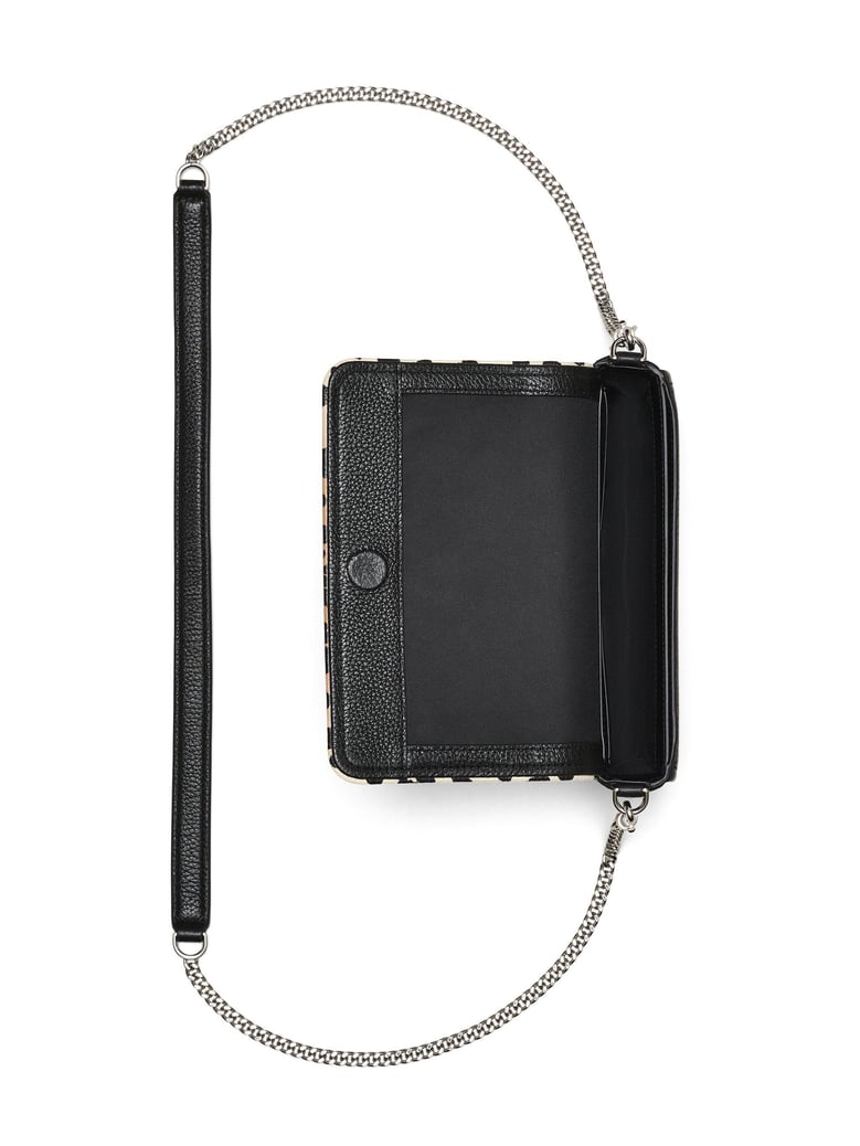 the cheetah chain mini bag by Selfnex