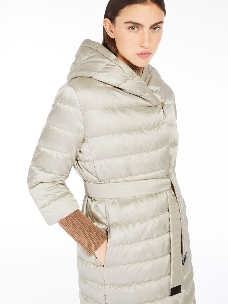 novef quilted coat camel by Selfnex
