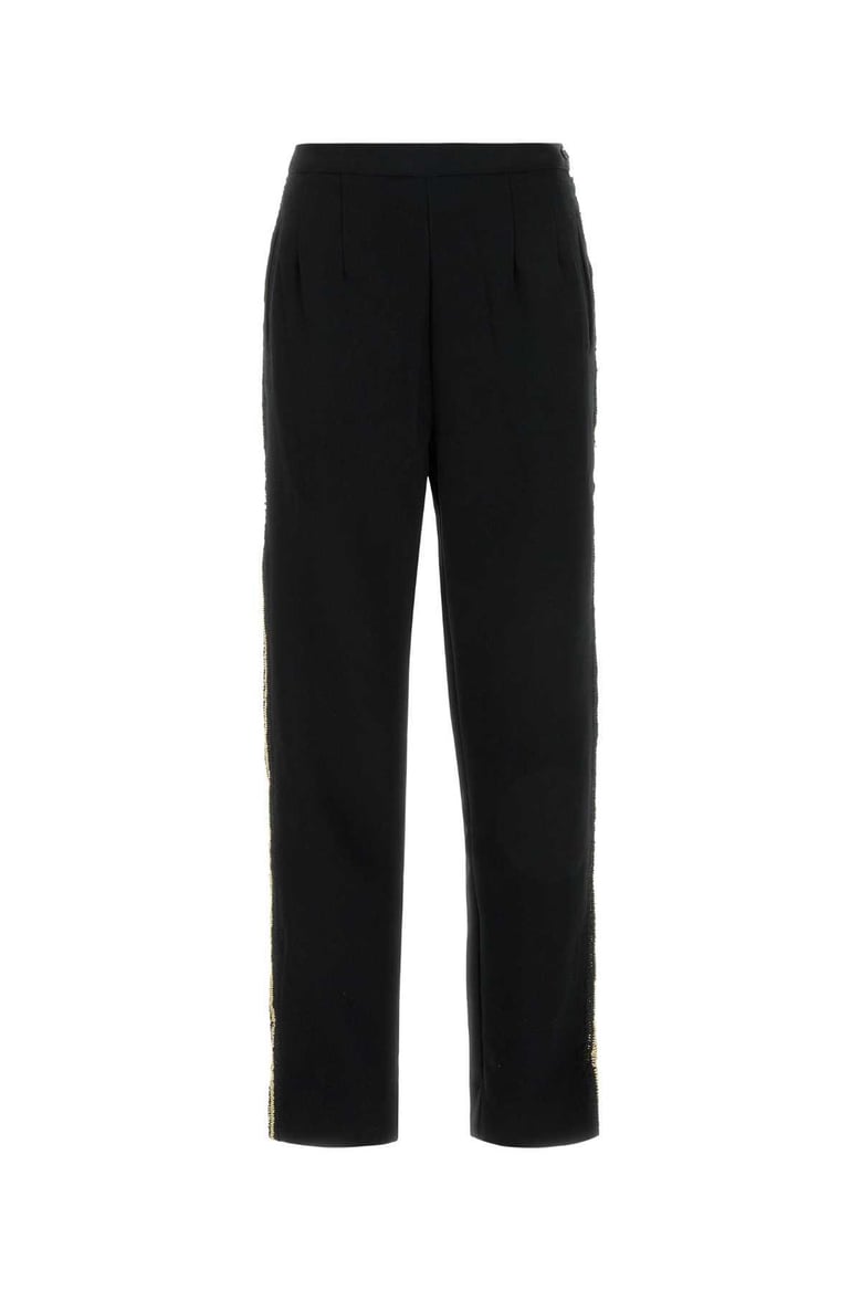 black crepe pant by Selfnex