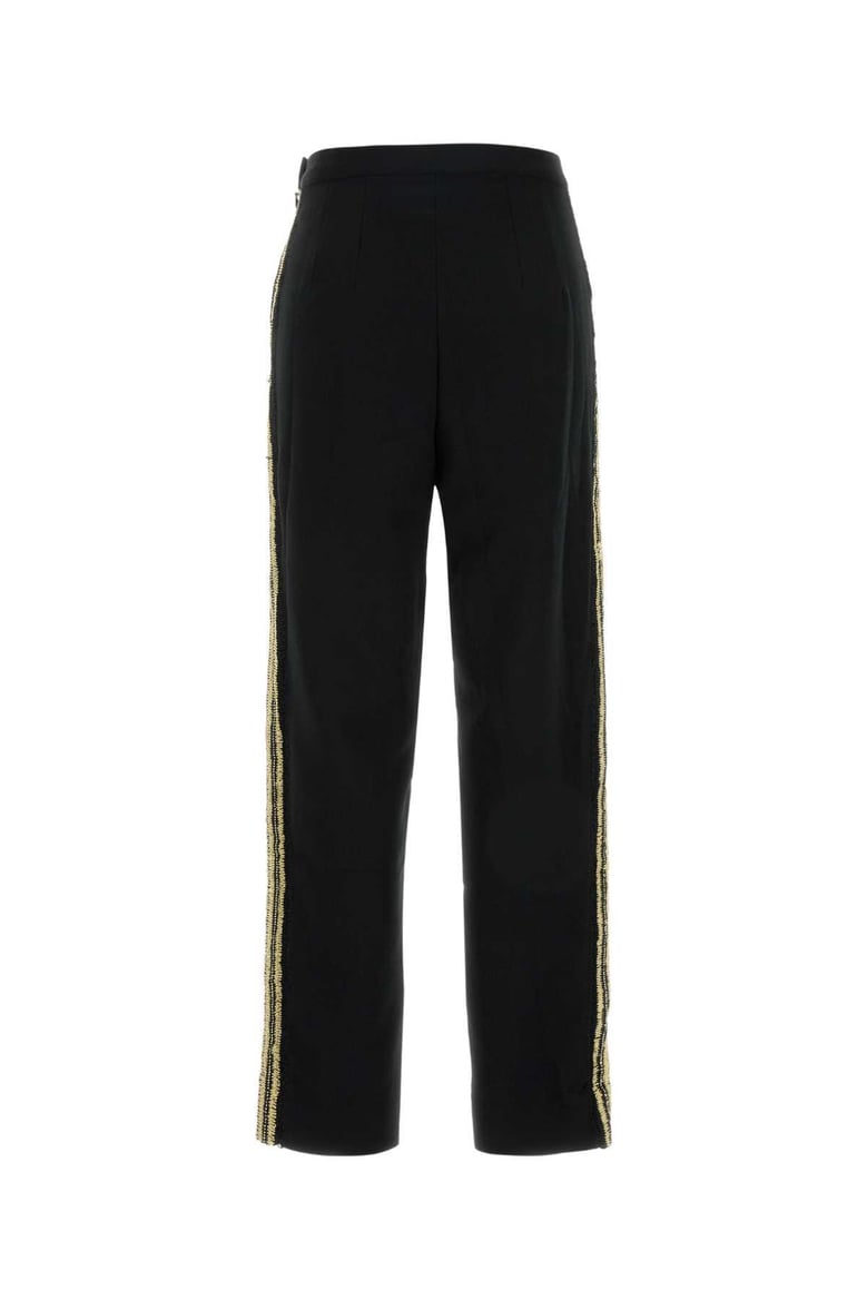 black crepe pant by Selfnex