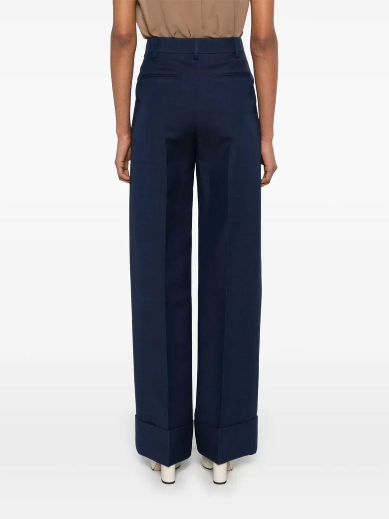 navy pants wide leg by Selfnex