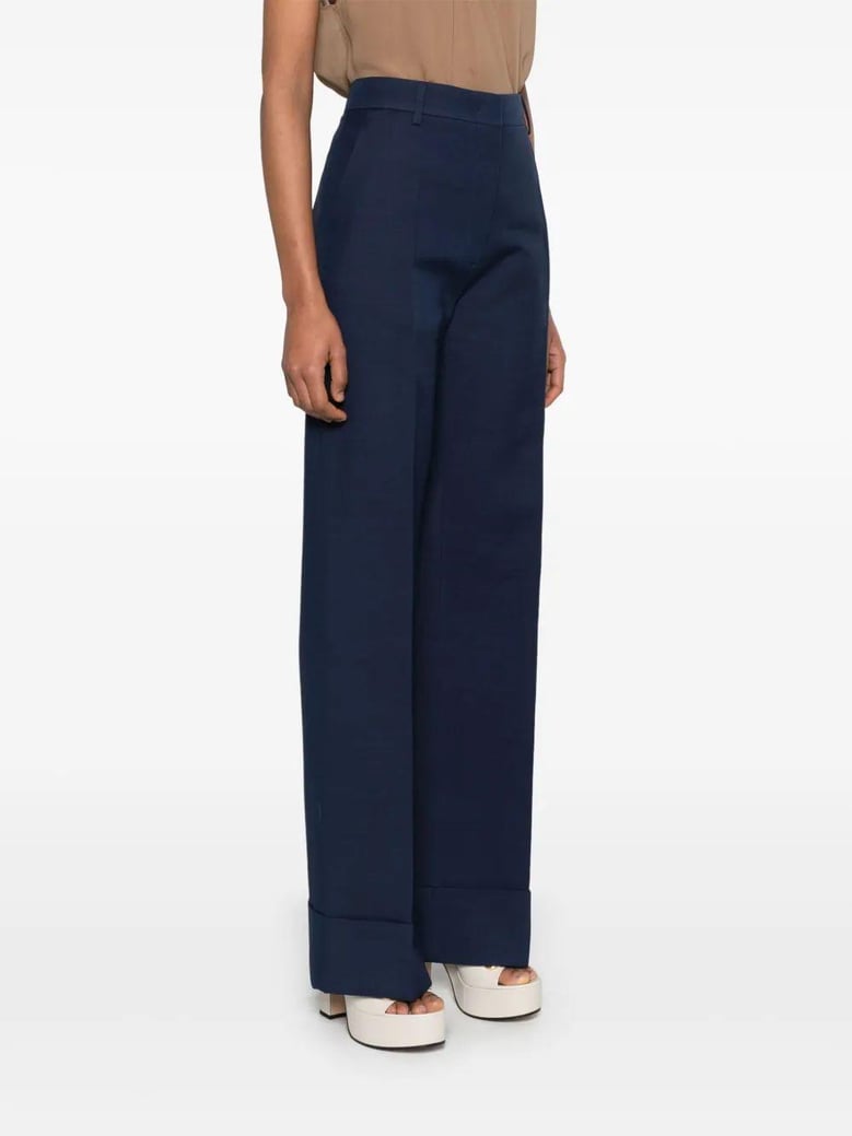 navy pants wide leg by Selfnex