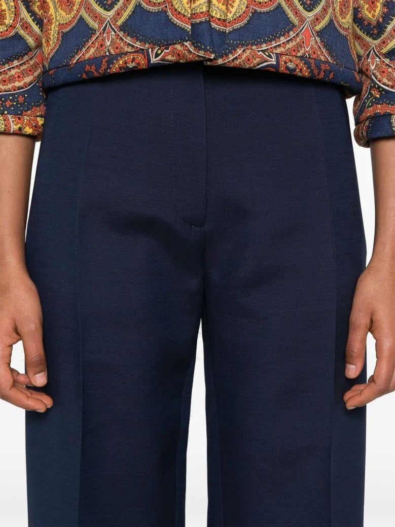 navy pants wide leg by Selfnex
