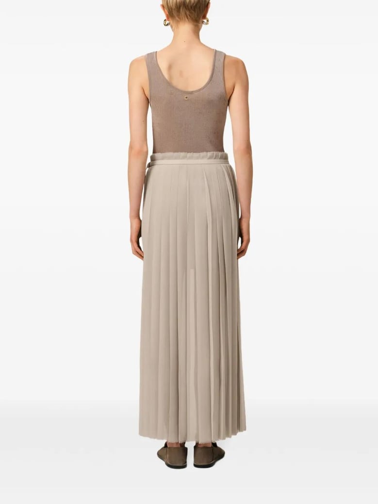 long pleated skirt by Selfnex