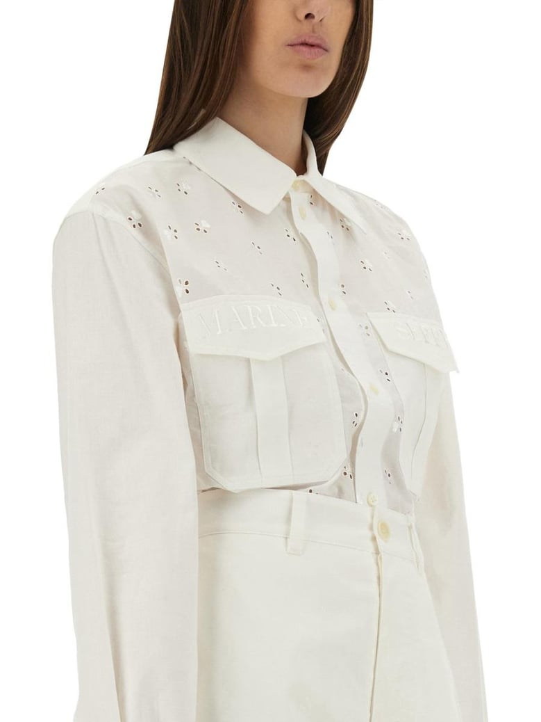 upcycled linen shirt by Selfnex