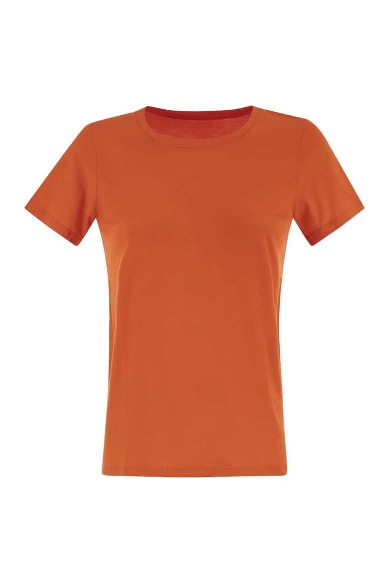crew-neck short-sleeved cotton t-shirt by Selfnex