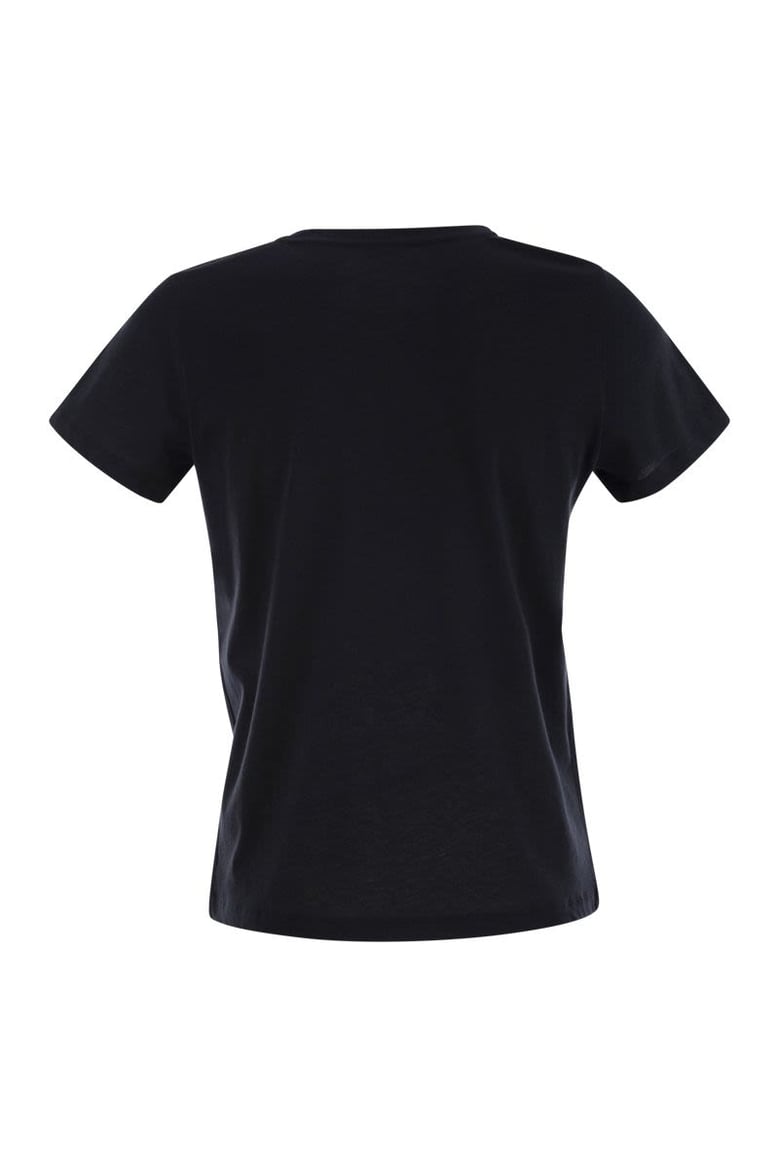 crew-neck short-sleeved cotton t-shirt by Selfnex