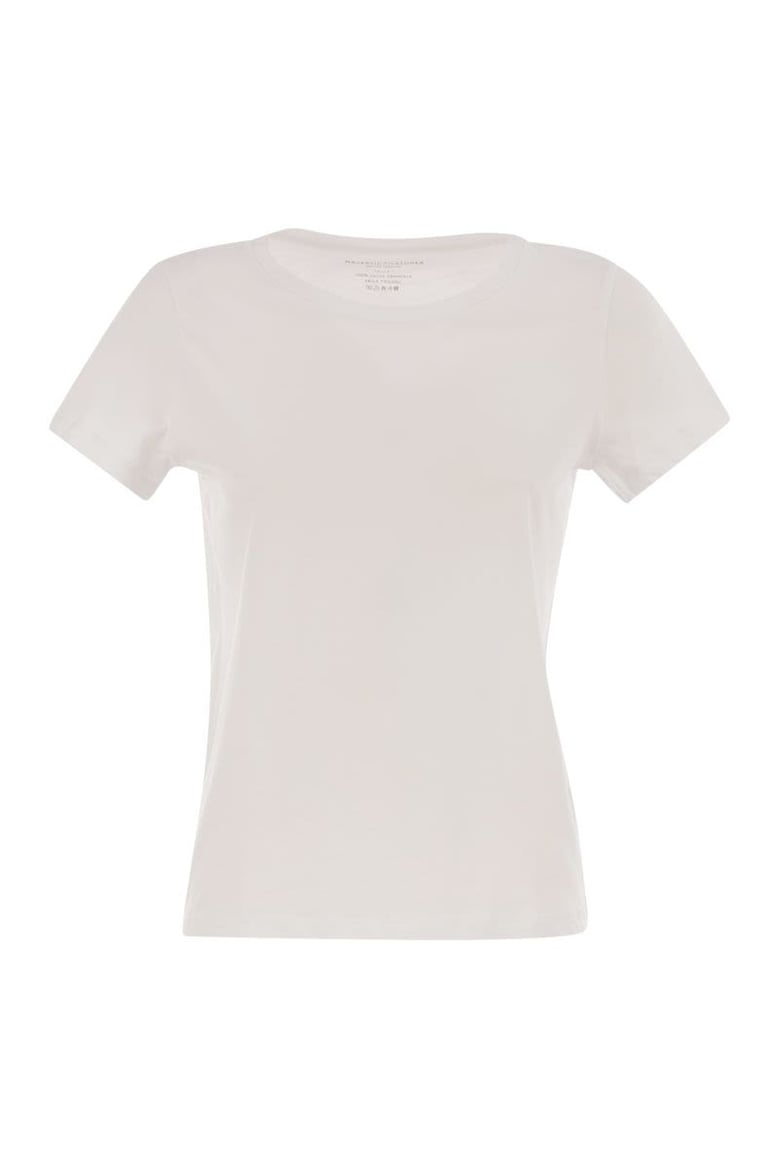 crew-neck short-sleeved cotton t-shirt by Selfnex