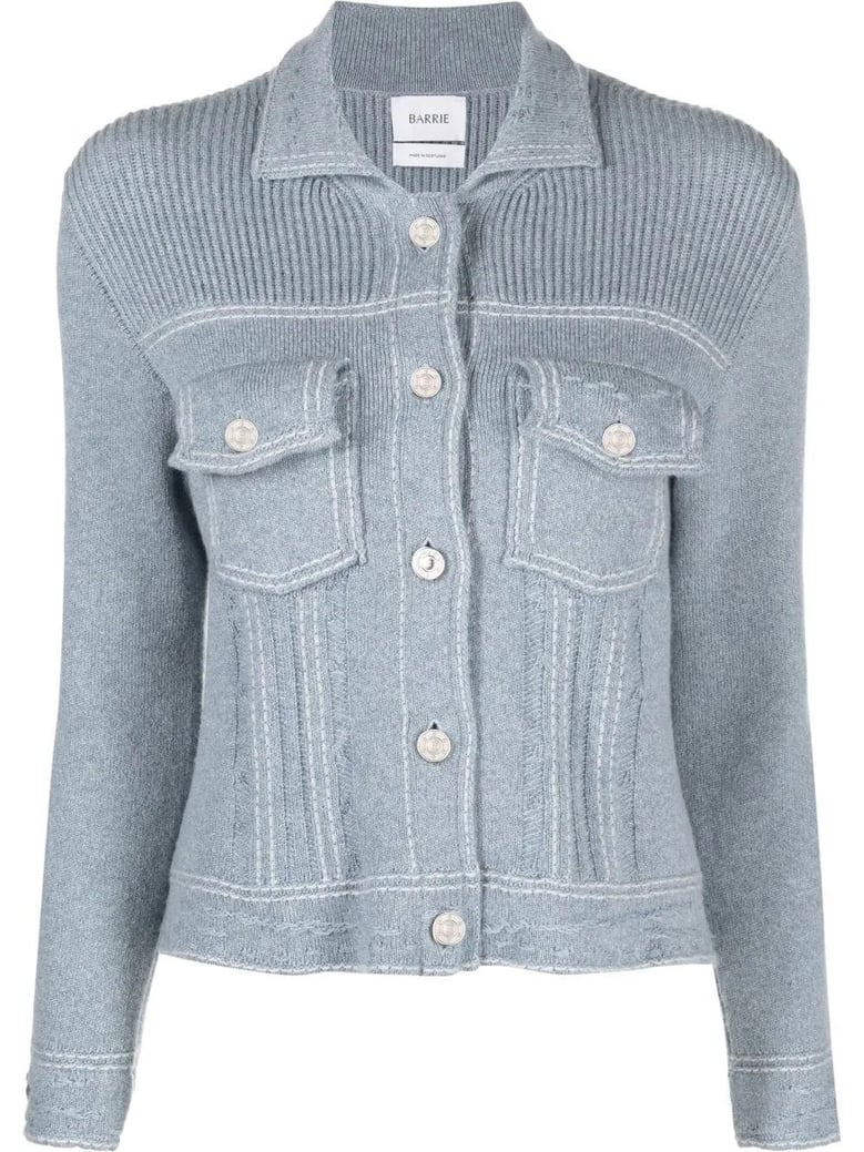 cardigan vauero bolsillos azul by Selfnex