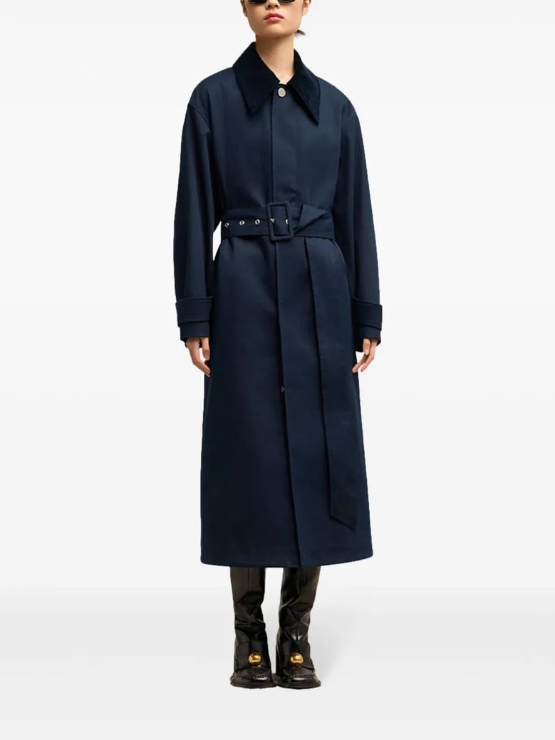 waterproof coat with belt by Selfnex