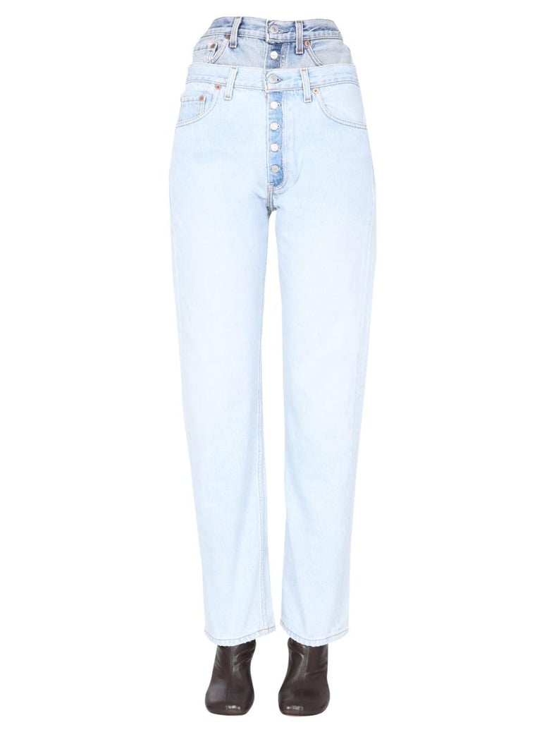 double waisted jeans by Selfnex