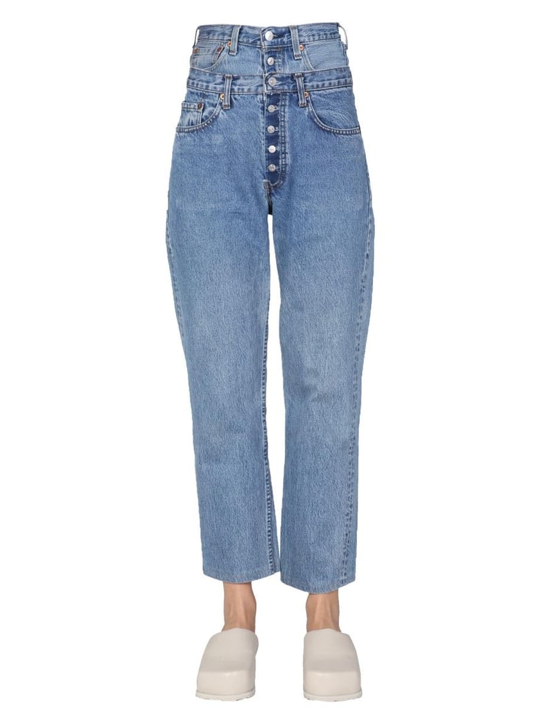 double waist jeans by Selfnex