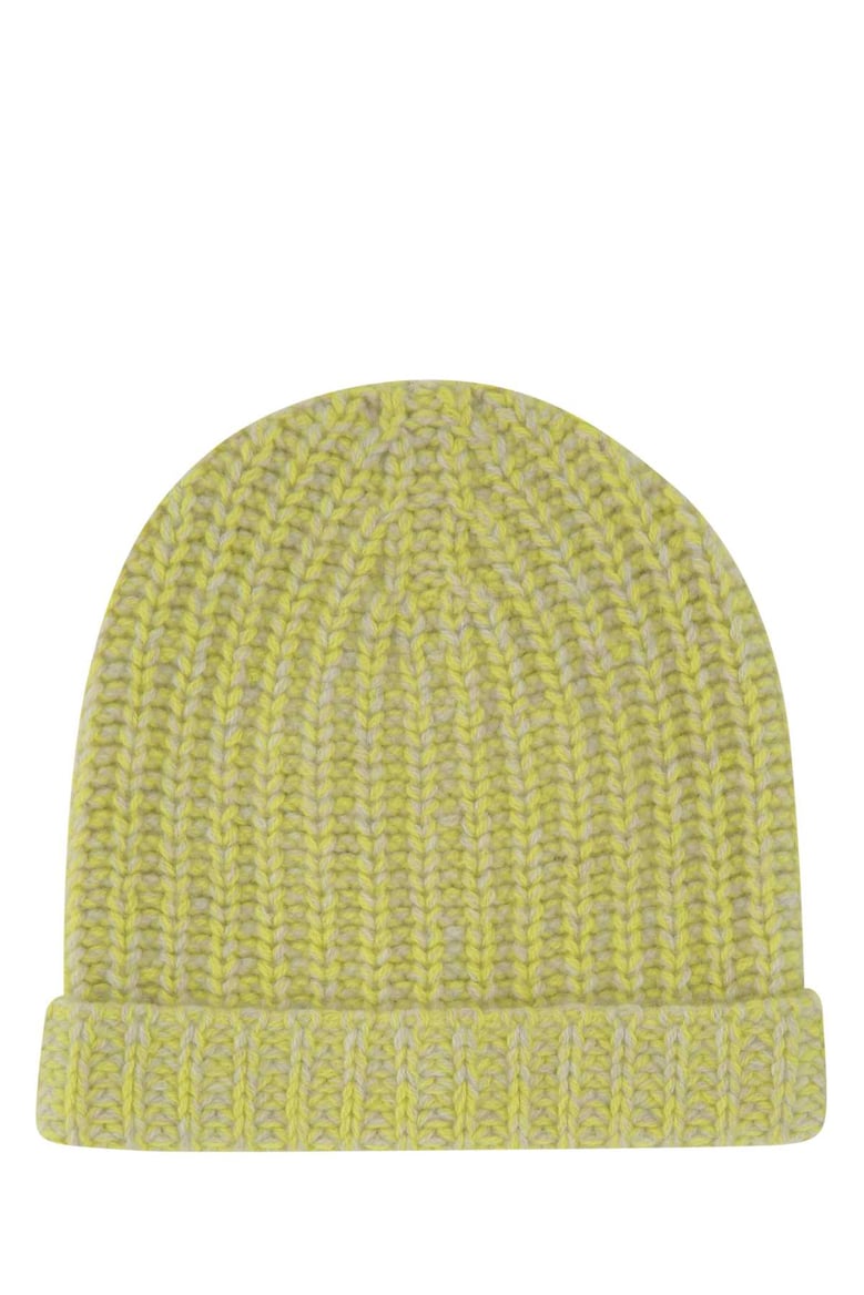 two-tone cashmere beanie hat by Selfnex
