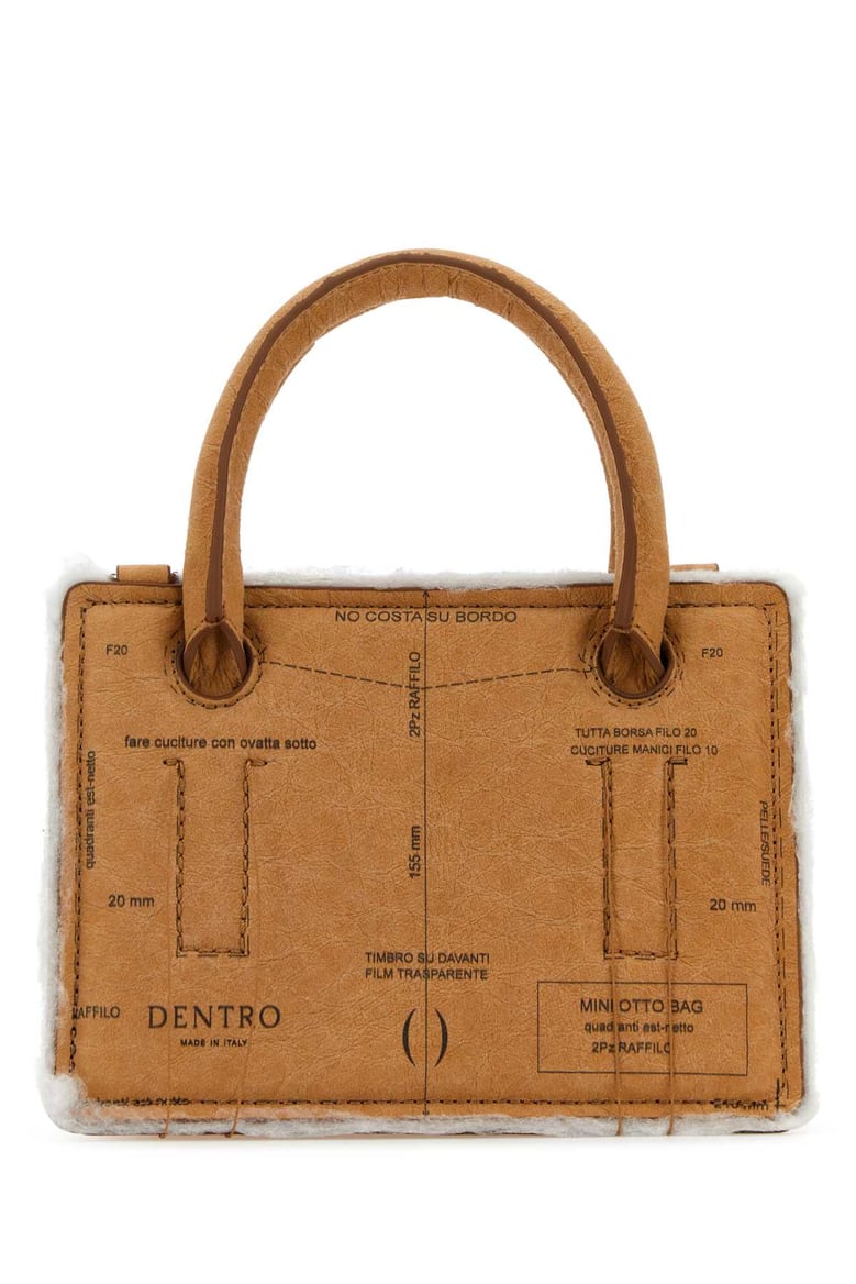 printed paper mini otto paper handbag by Selfnex