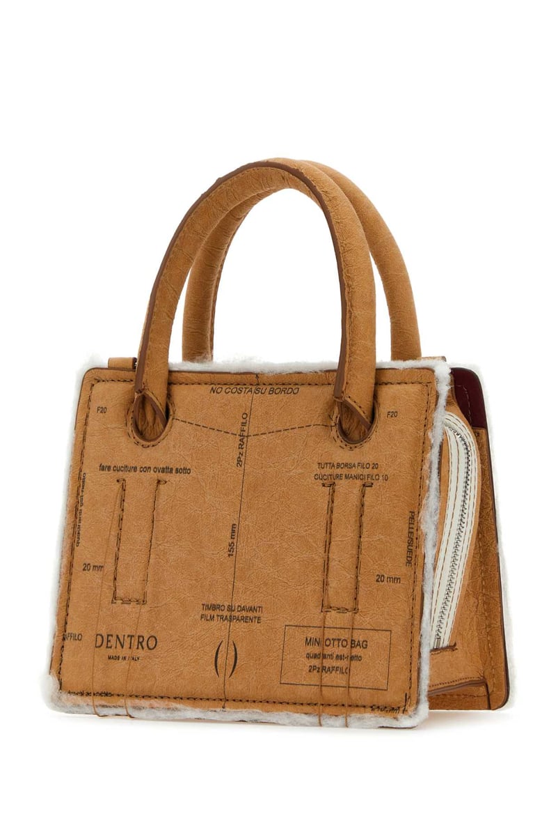 printed paper mini otto paper handbag by Selfnex