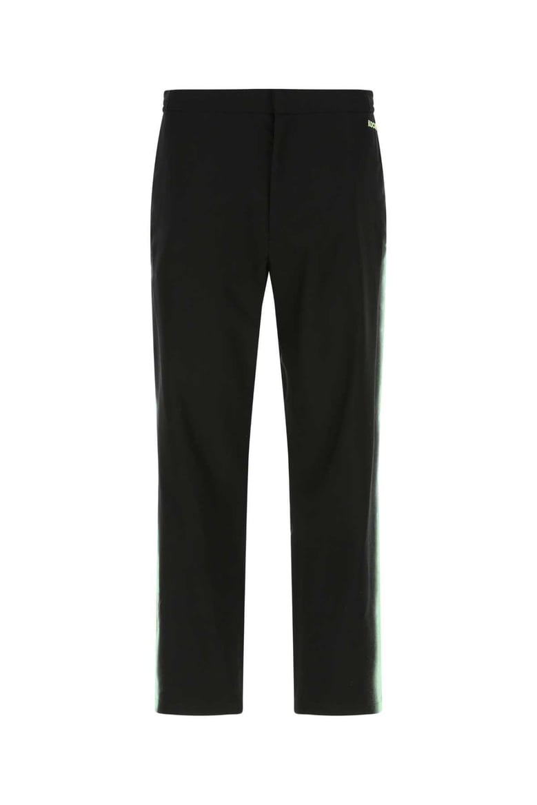 black acetate blend pant by Selfnex
