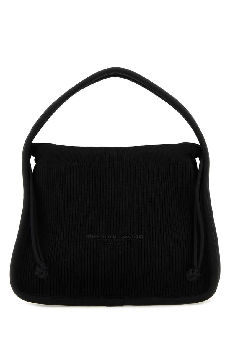 black fabric small ryan handbag by Selfnex