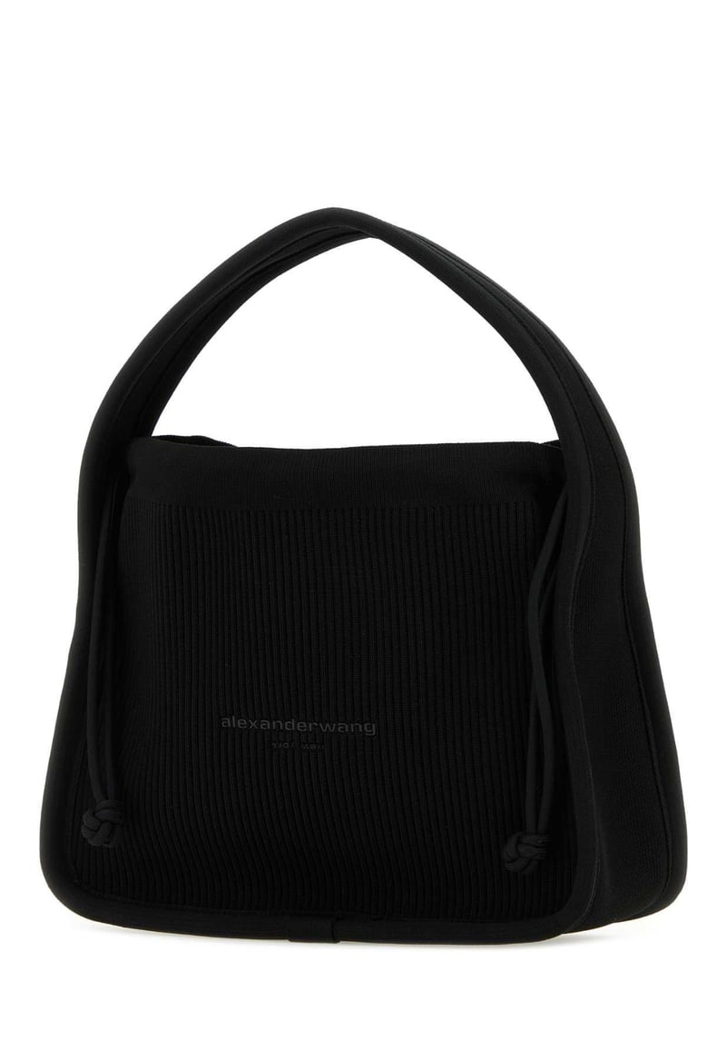 black fabric small ryan handbag by Selfnex