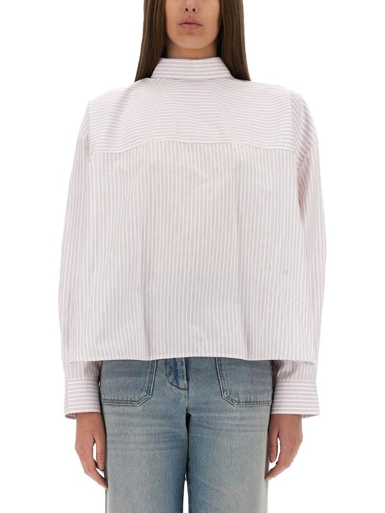 blouse with knotted collar by Selfnex