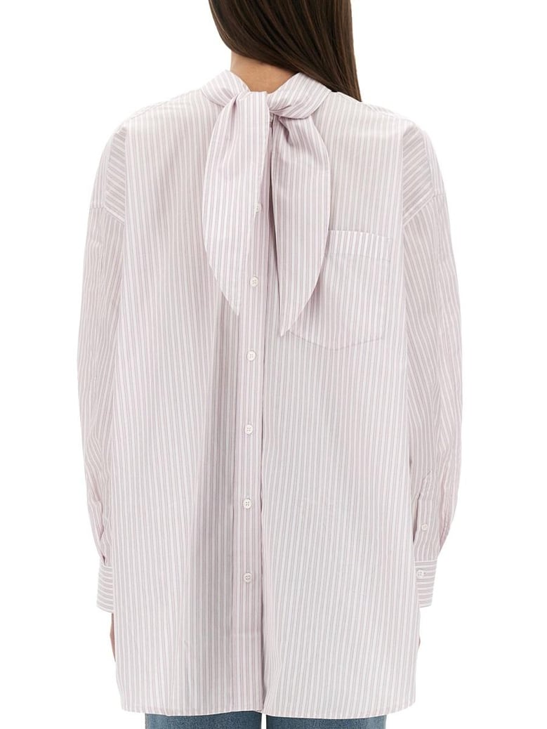 blouse with knotted collar by Selfnex
