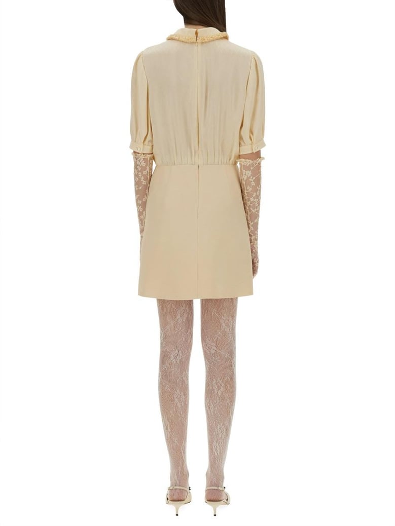 crepe couture short dress by Selfnex