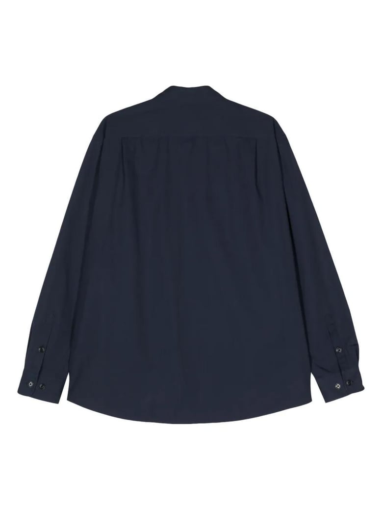 blue cotton shirt by Selfnex