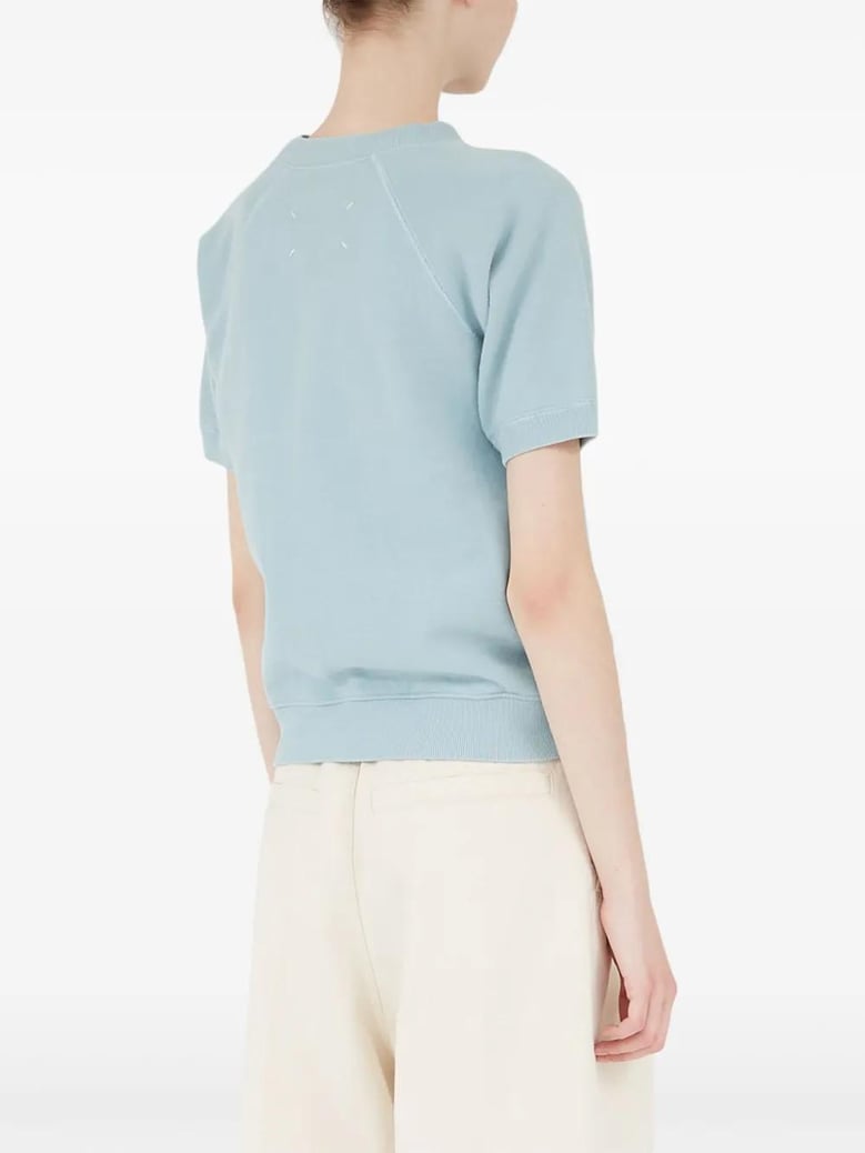 blue cotton clothing sweaters by Selfnex