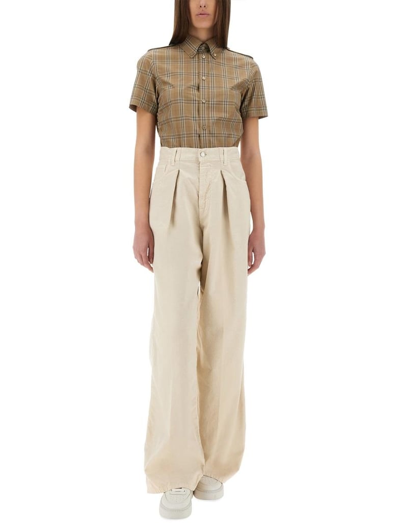 embroidered poplin shirt by Selfnex