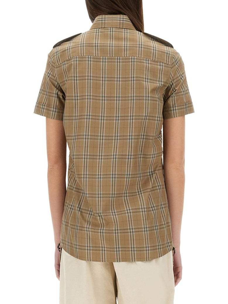 embroidered poplin shirt by Selfnex