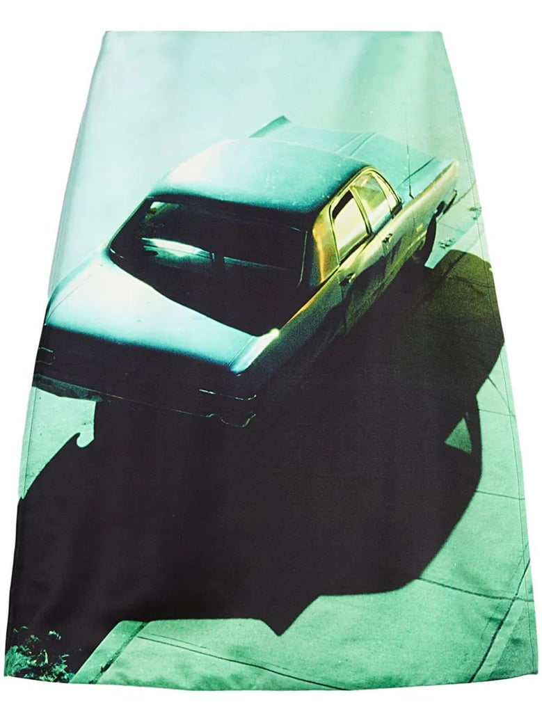 falda dibujo coche verde by Selfnex