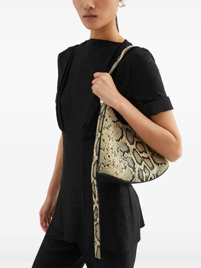 bolso bandolera print piton negro by Selfnex