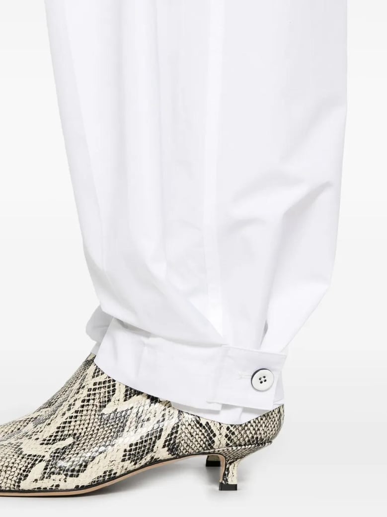 pantalon tablillas ajustables blanco by Selfnex