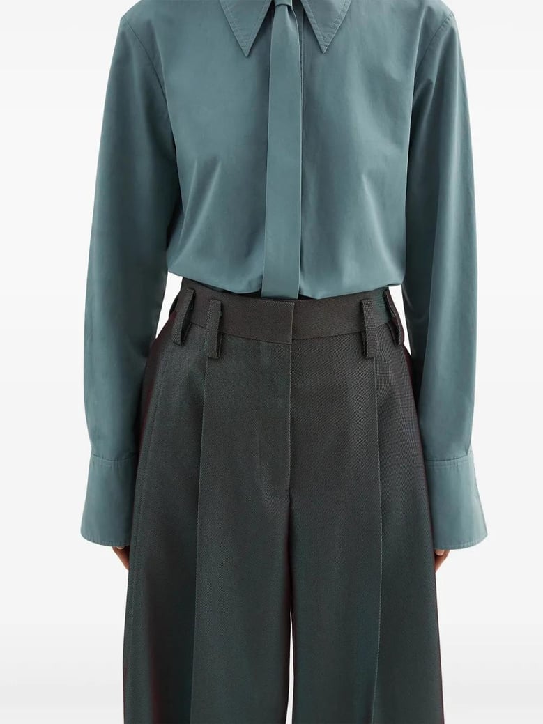pantalon pierna ancha verde by Selfnex