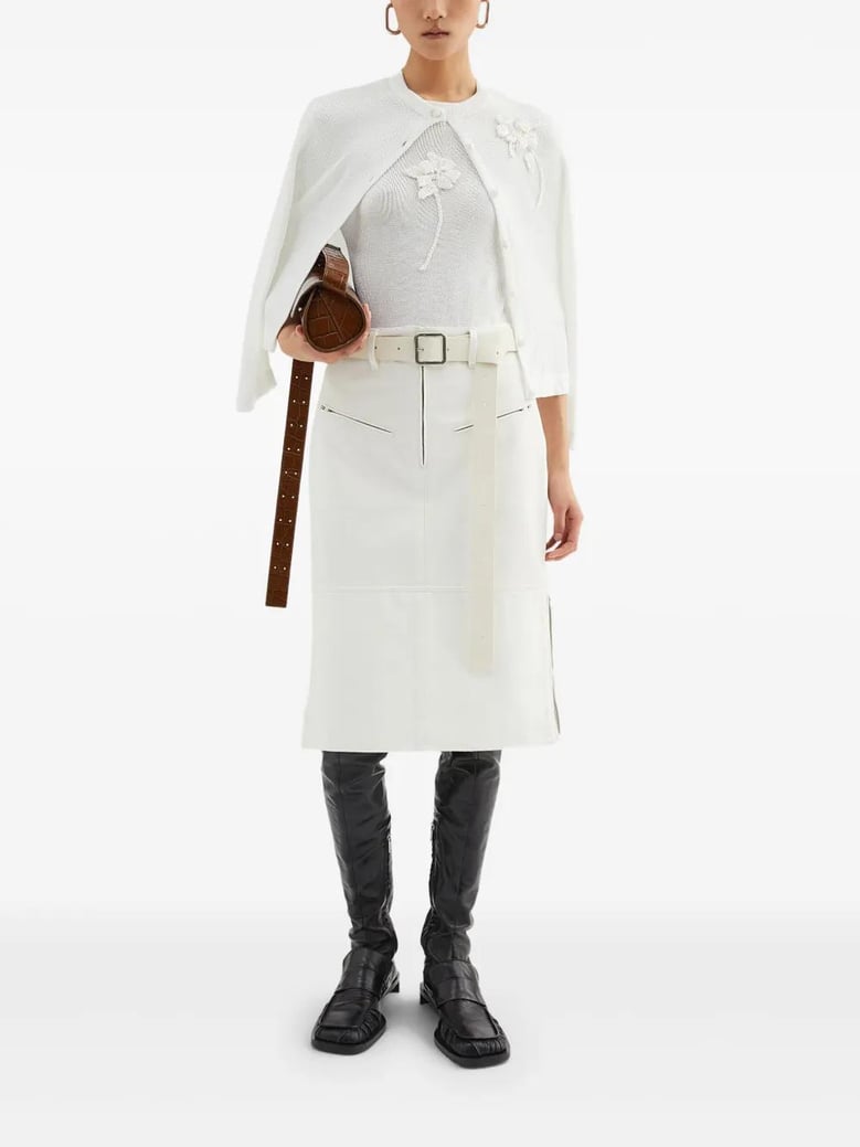 chaqueta punto flor crudo by Selfnex
