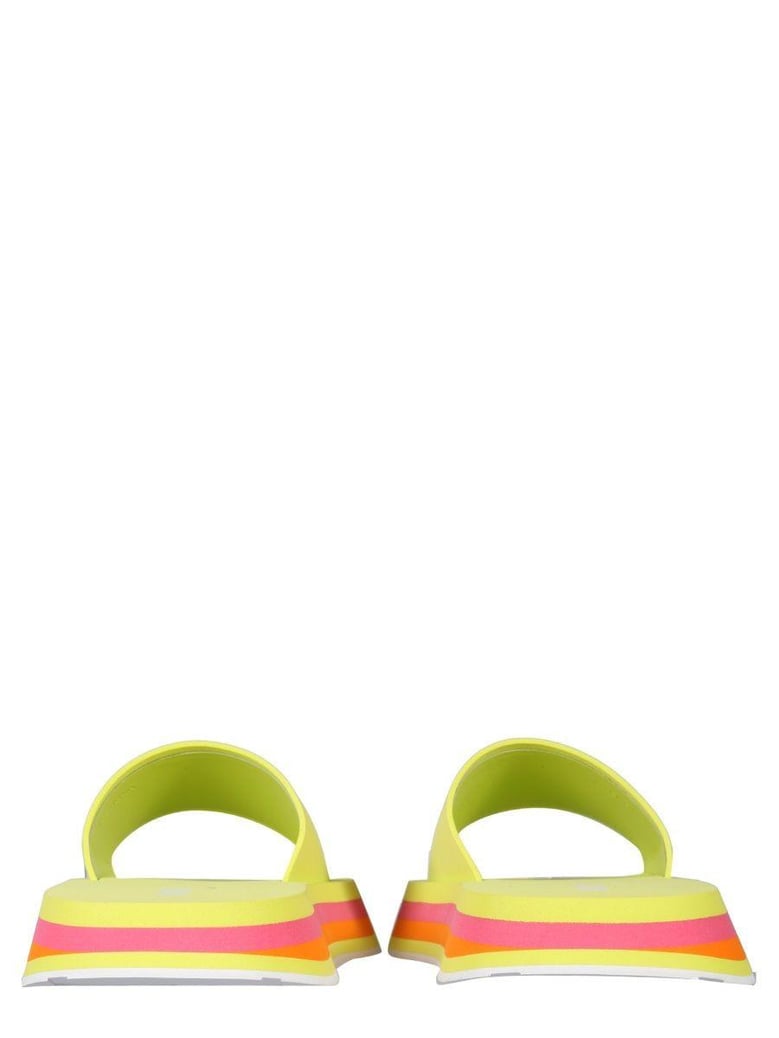 slide platform sandals by Selfnex