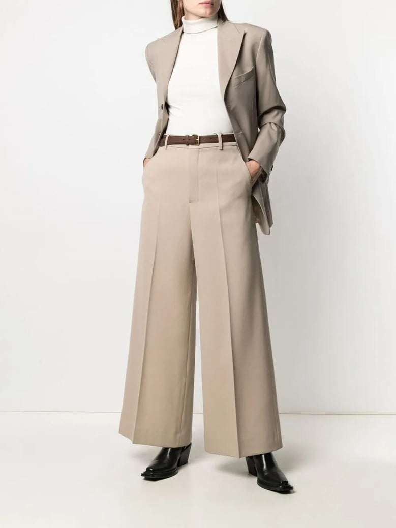 wide leg trousers by Selfnex