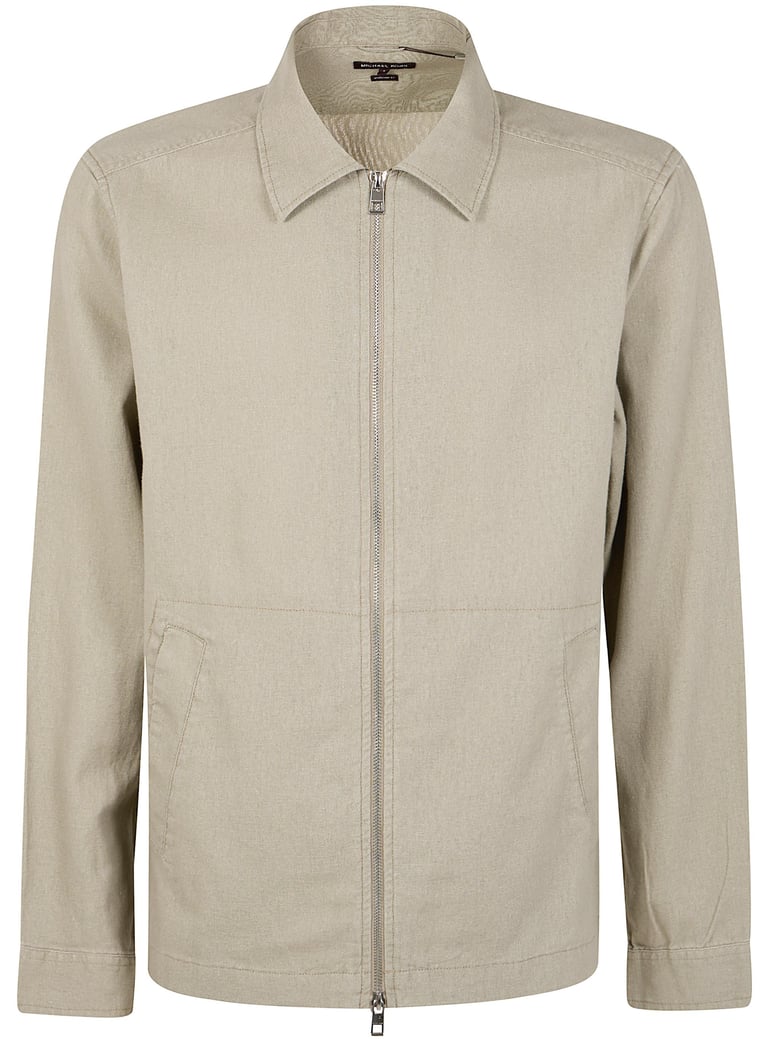 long sleeves linen cotton jacket by Selfnex