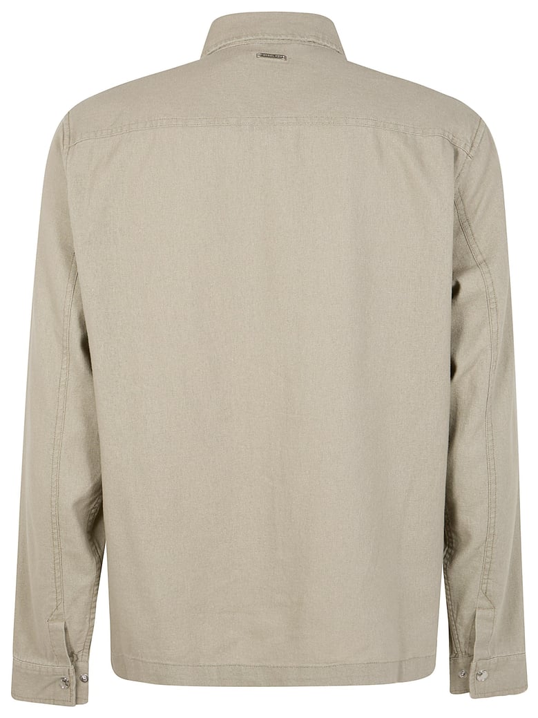 long sleeves linen cotton jacket by Selfnex