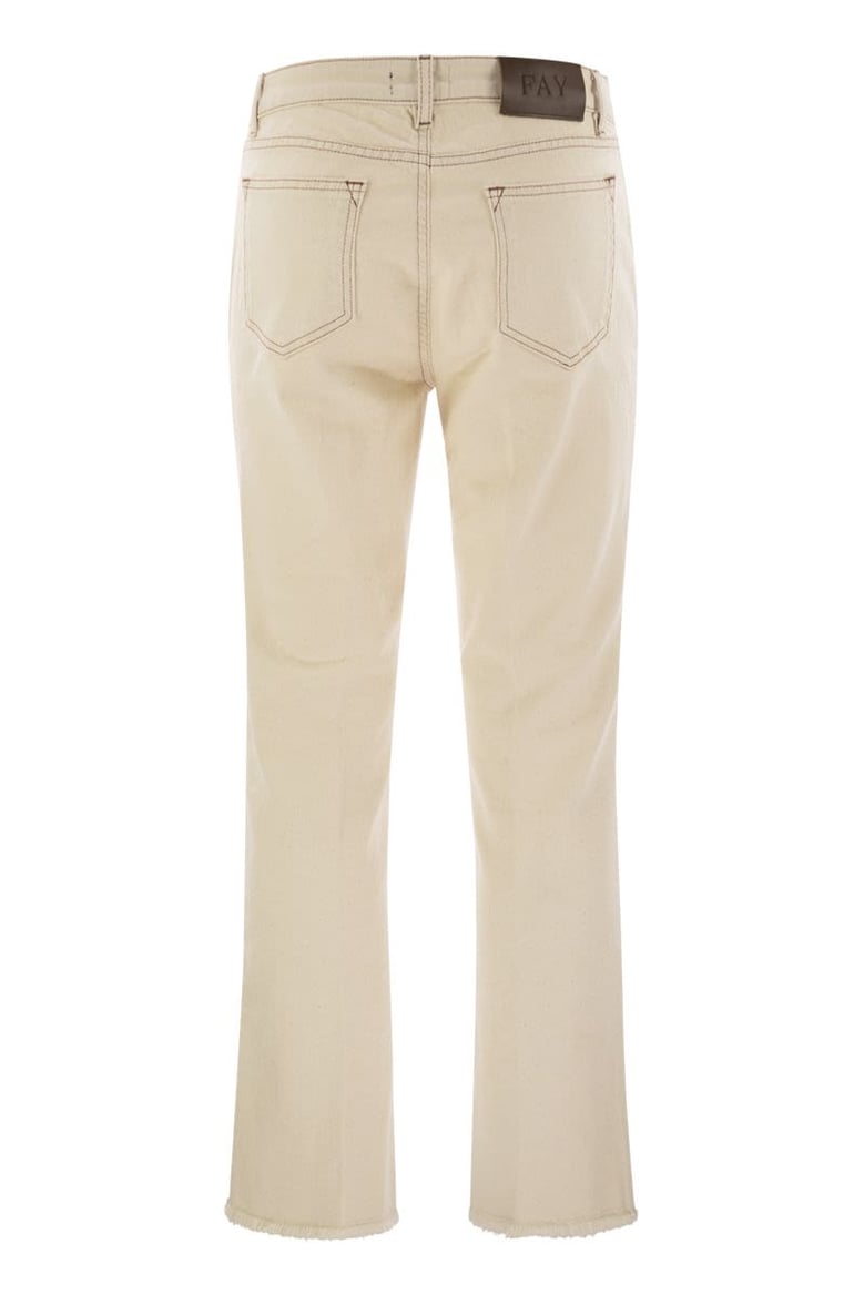 denim 5-pocket trousers by Selfnex