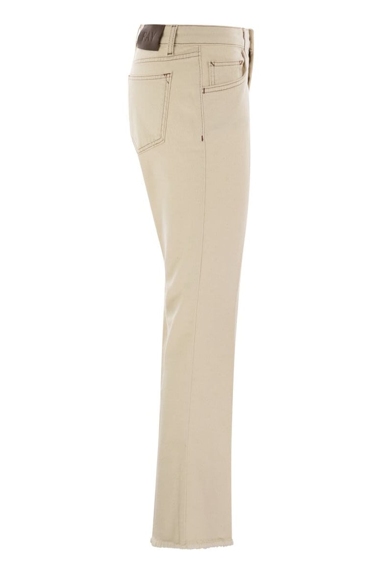 denim 5-pocket trousers by Selfnex