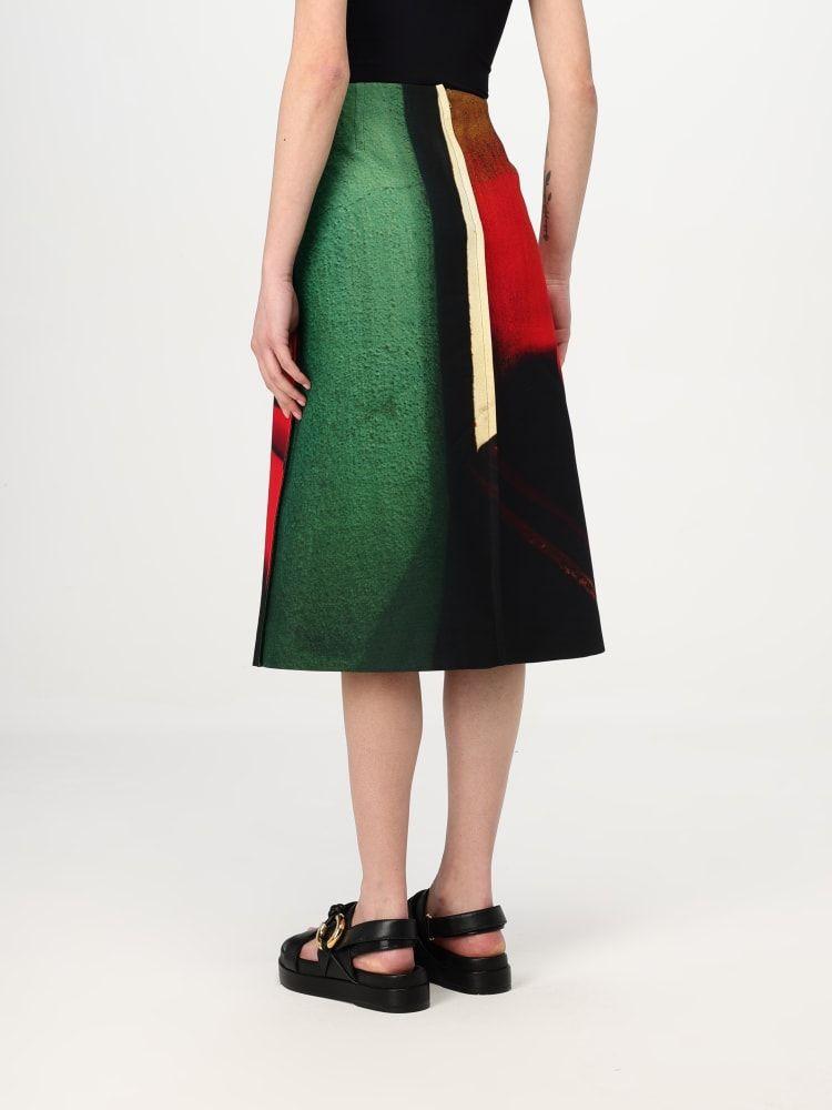 multicolor midi falda by Selfnex