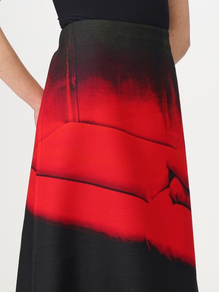 multicolor midi falda by Selfnex