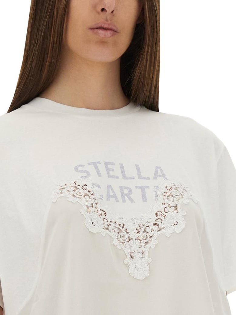 tshirt with lace insert by Selfnex