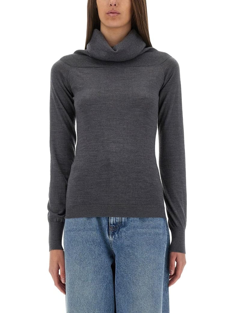 wool turtleneck sweater by Selfnex