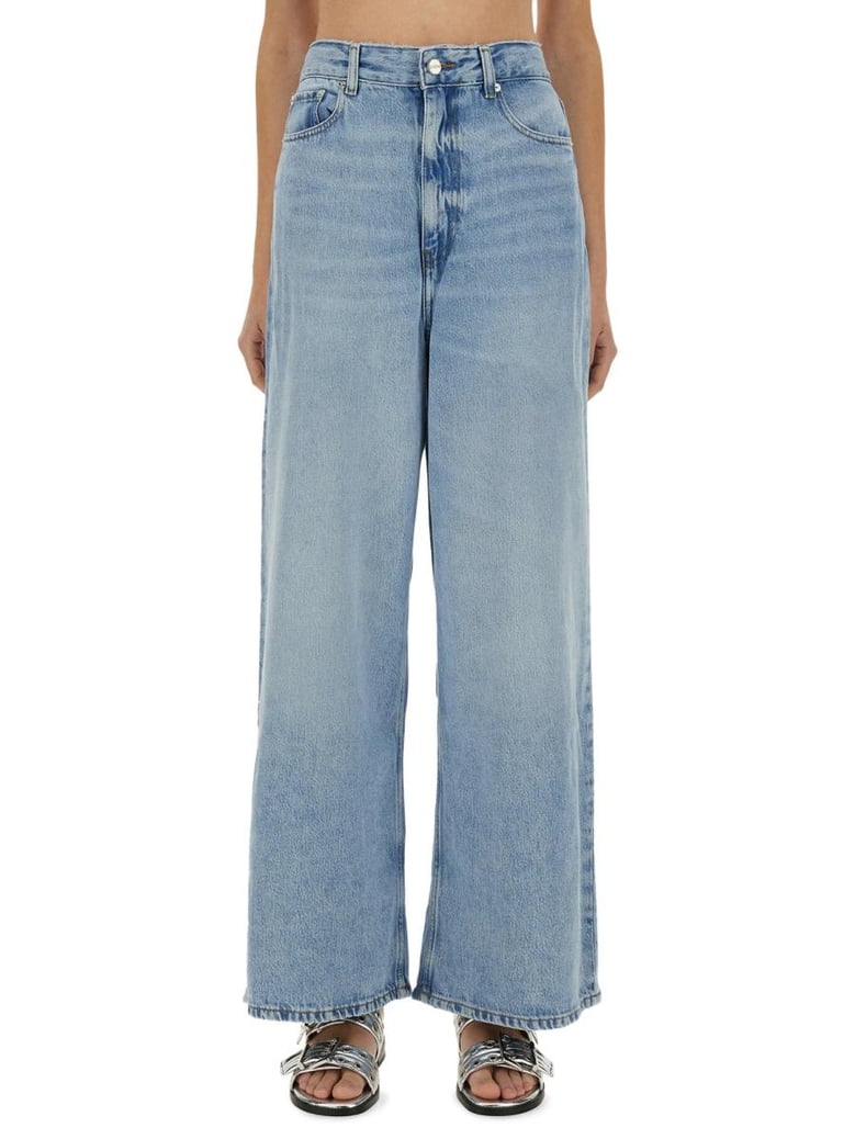 blue organic cotton jeans by Selfnex