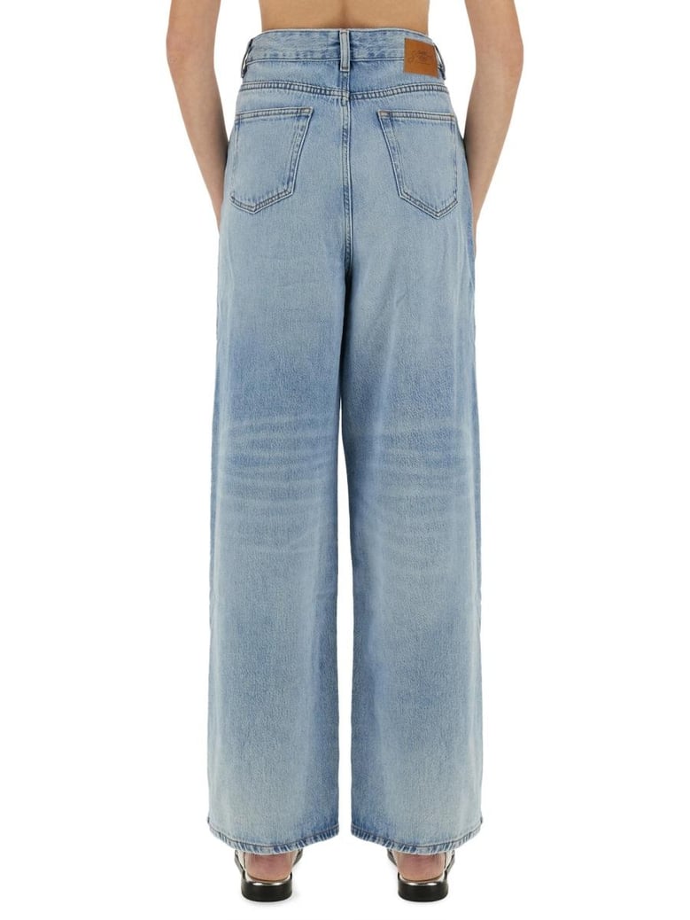 blue organic cotton jeans by Selfnex
