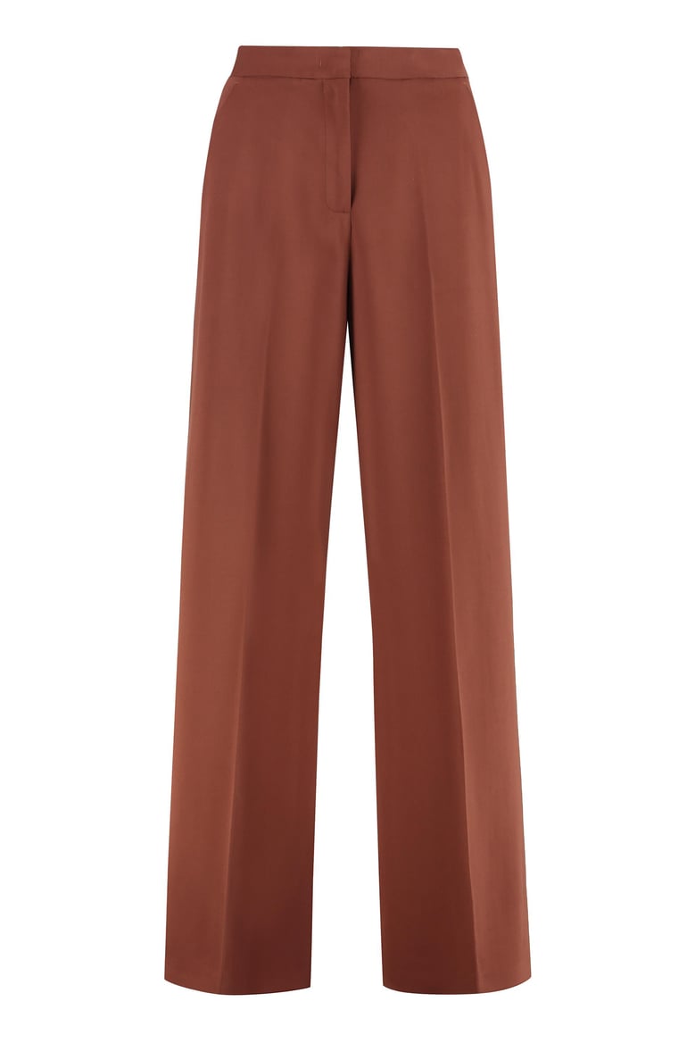 pergamino high-waist wide-leg trousers by Selfnex