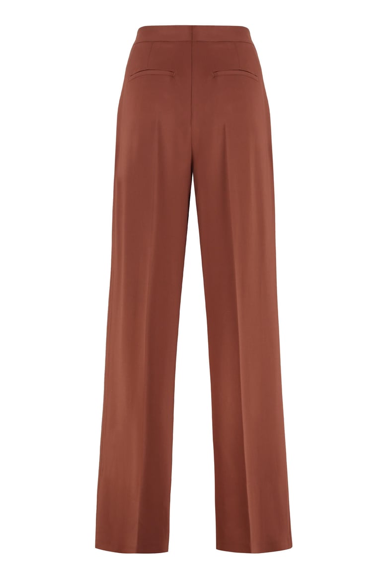 pergamino high-waist wide-leg trousers by Selfnex