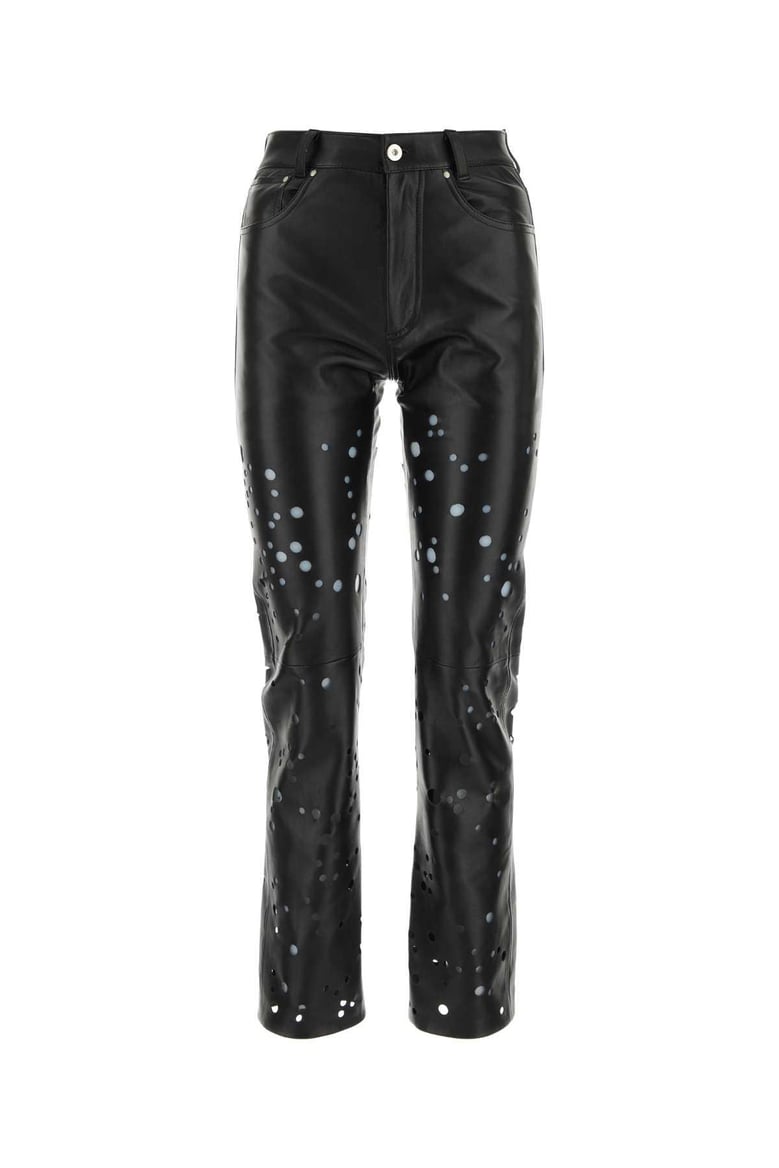 black leather pant by Selfnex