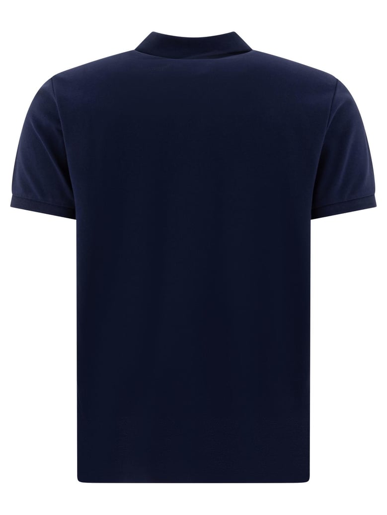 cotton blue polo shirt by Selfnex